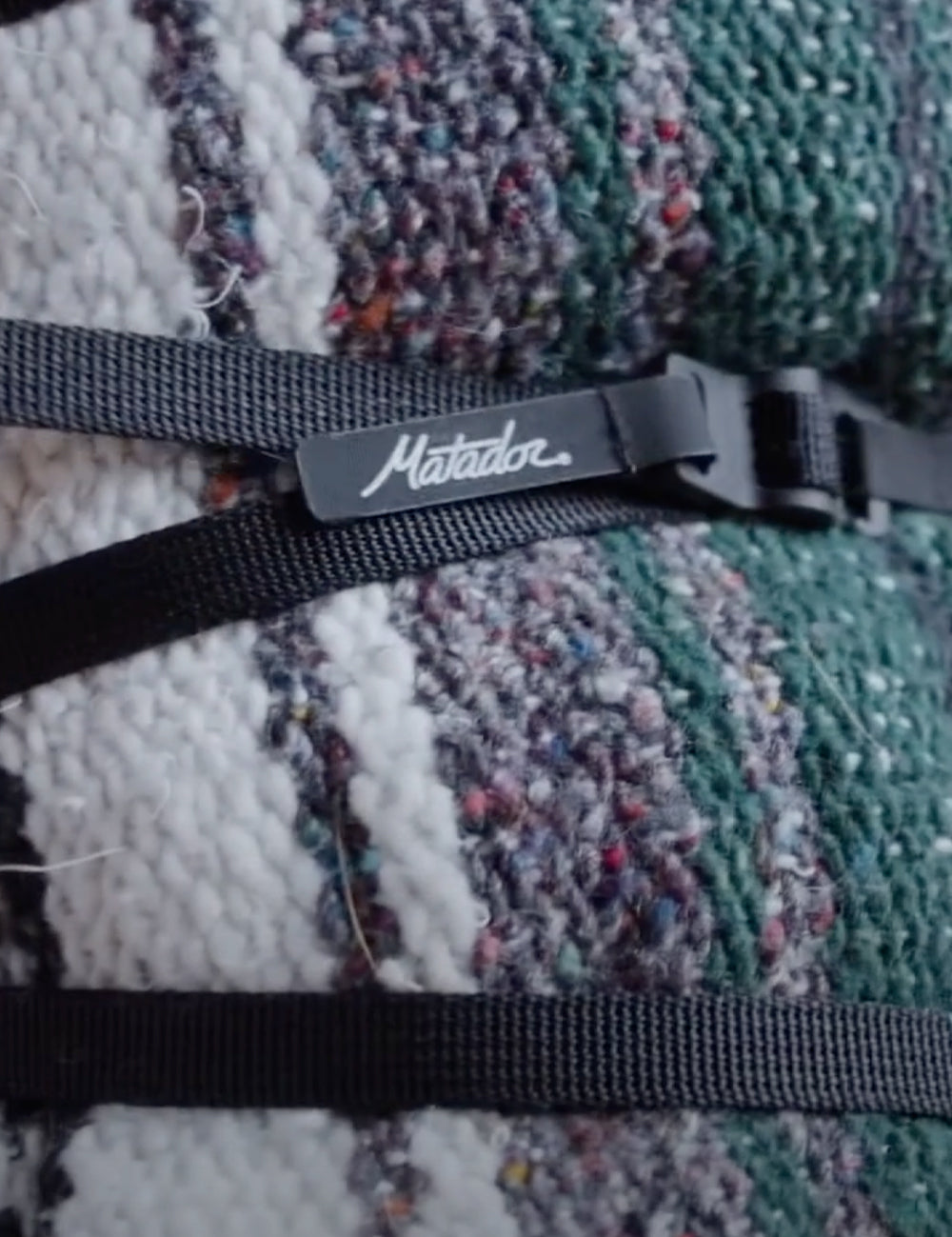 close up view of better tether on blanket