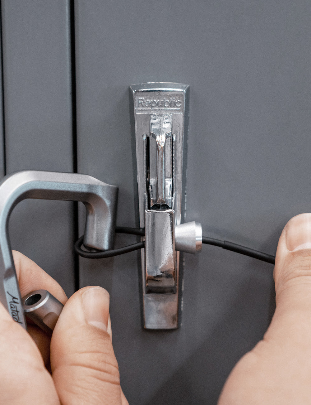 Betalock and accessory cable locking gym locker