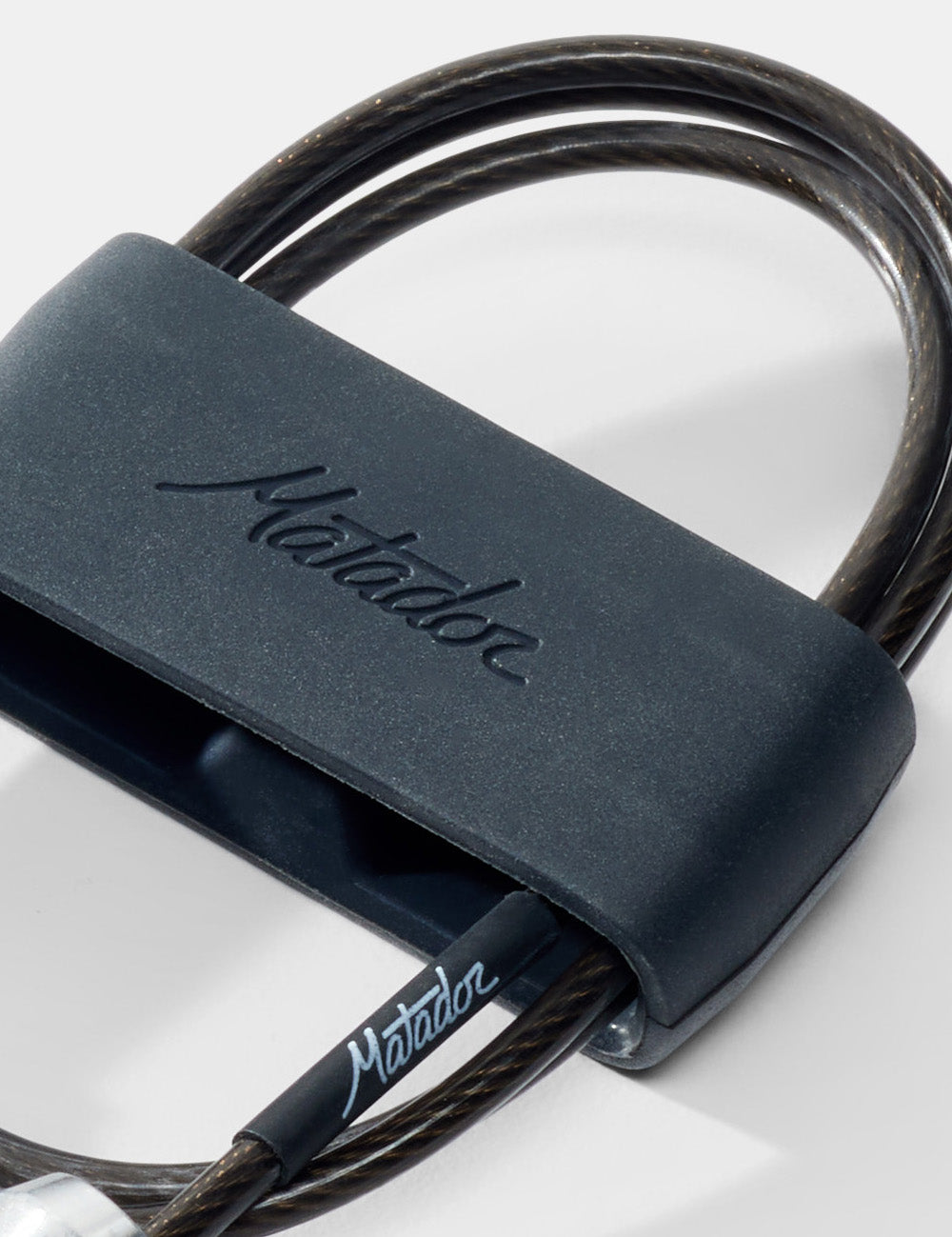 close up detail of silicone accessory cable holder