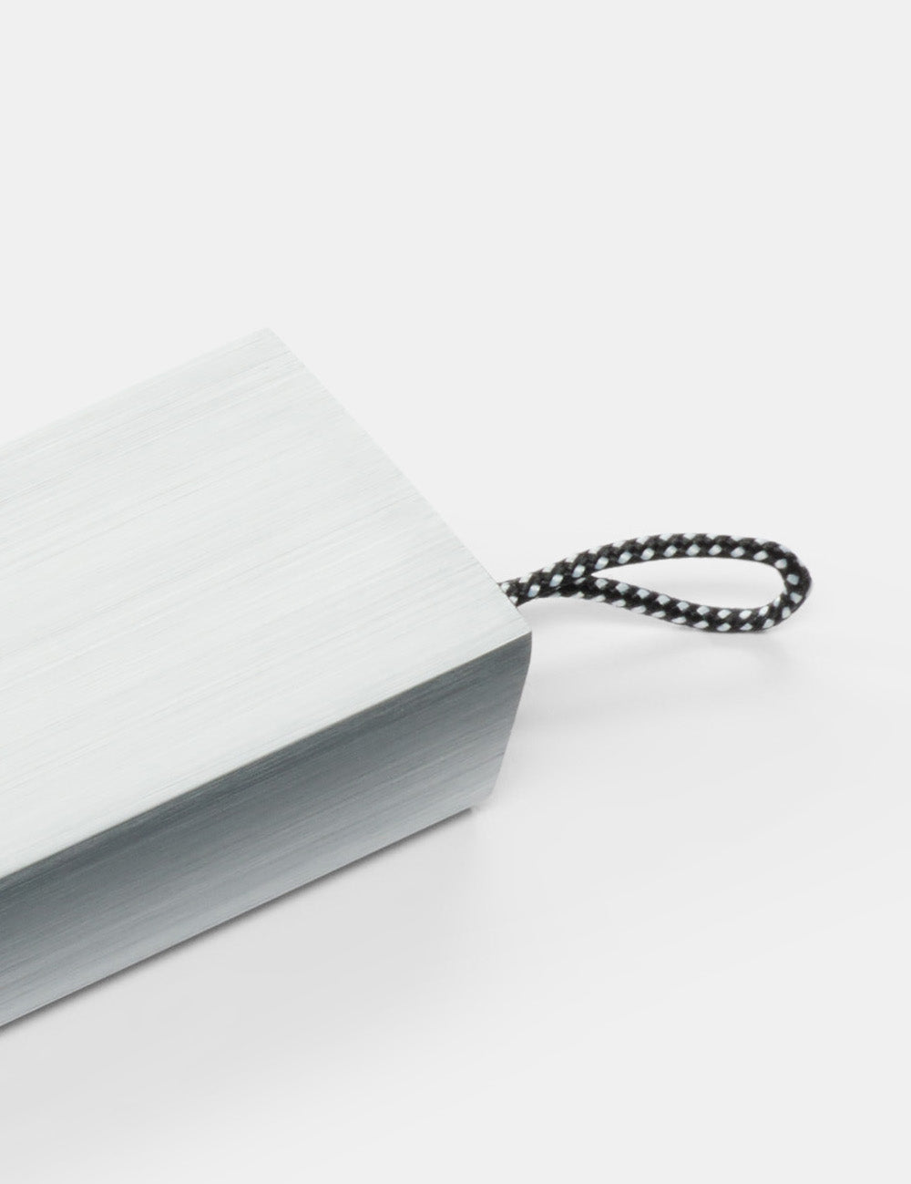 detail of paracord hang loop of pill canstier