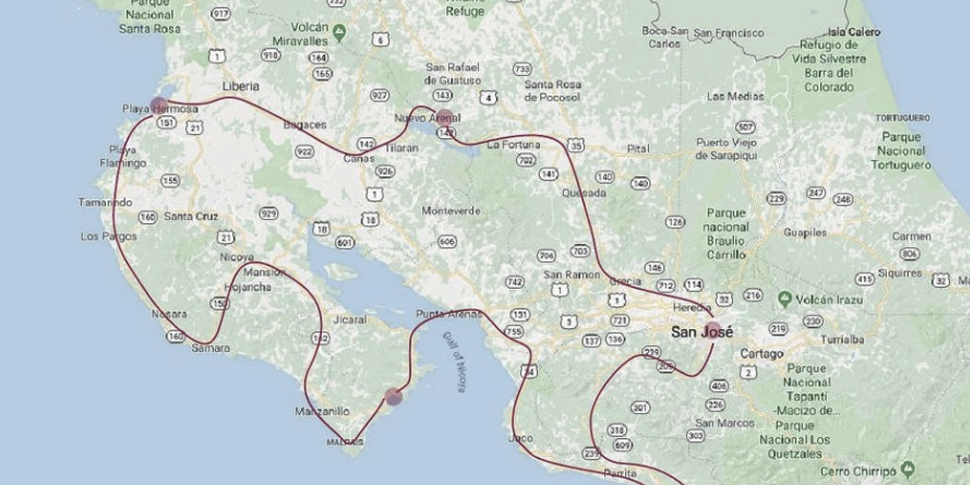 Road Trip Costa Rica, a one week itinerary